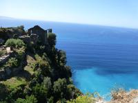 Nonza - Blick zur Burgruine