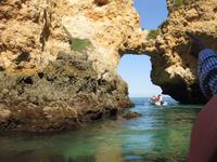 Felsen und Grotten am Ponta da Piedade 
