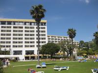 Der Garten von unserem Hotel