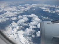 Flug nach Frankfurt - Über den Pyrenäen