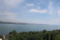 Blick zum Hafen von Istanbul