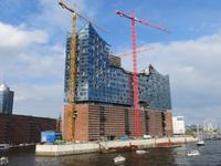 Die Baustelle der Elbphilharmonie
