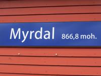 Flåmsbahn – Myrdal, der Endpunkt der Bahn