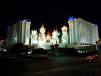 Excalibur by night
