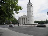 Am Kathedralenplatz in Vilnius