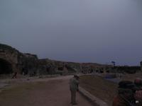 Syrakus mit Carolina in der Archäologischen Zone 