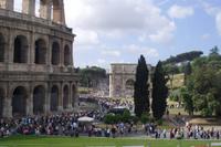 Kolosseum und Konstantinsbogen