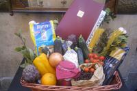 in der Altstadt von Rom ... (Auslage vor einem Restaurant)