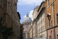 auf dem Weg zum Petersdom ...