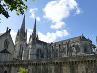 Quimper - Blick auf Kathedrale