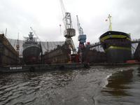 Trockendocks im Hafen Hamburg