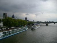 Blick auf Köln vom Schkoladenmuseum
