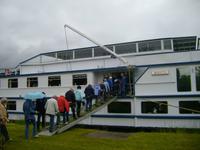 wir verlassen Speyer bei Regen