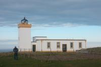 Stephenson-Leuchtturm bei Duncansby Head