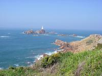 Corbière Leuchtturm bei Flut