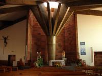 Innenraum der Kirche in Camacha