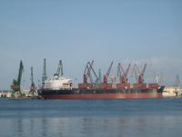 Blick auf den Hafen von Varna