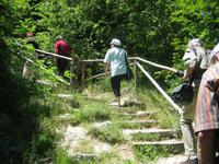 Aufstieg zum Rozhen-Kloster