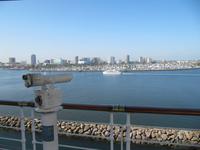 gute Aussicht von der Queen Mary