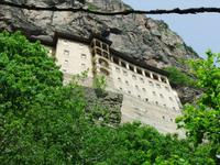 Noch ein letzter Blick hinauf zum Kloster