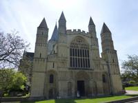 Rochester - Fassade der Kathedrale