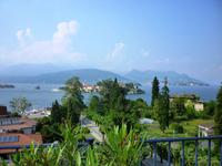 06.06.2013 Blick von der Terrasse auf Stresa