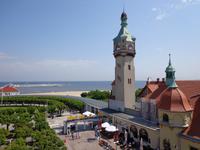 Sopot, Alter Leuchtturm im neu gestalteten Zentrum