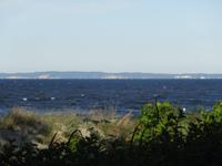Blick auf die Insel Wollin von Bansin