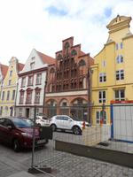 gotisches Haus in Stralsund, ein so genanntes Hausbaumhaus