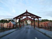Alte Brücke übern Nidelv in Trondheim