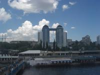 im Hafen von Saporoschje
