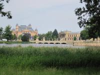 Blick über dem See zur City Schwerin