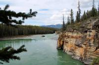 An den Athabasca Falls