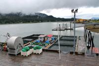 Lachsaufzuchtstation