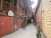 Gasse in Alt Bryggen