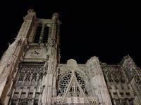 Troyes_Die Kathedrale am Abend