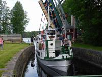 Fahrt auf dem Dalsland Kanal