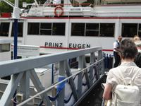 nach Melk ging es auf der Wasserstraße 