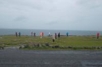 Hier an der Cliff-Küste am nördlichen Rand des Burren