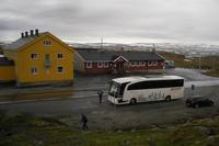... unser Bus auf der Hardangervidda ...