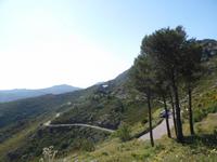 Blick zum Kloster Sant Pere de Rodes