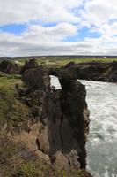 am Wasserfall Godafoss - 