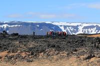 Wanderung in der Ebene von Leirhnjúkur