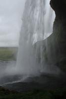 hinter dem Seljalandsfoss