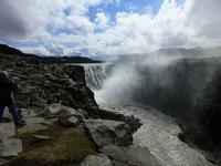 Blick in die Schlucht am Dettifoss