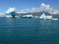 Eisberge auf der Gletscherlagune