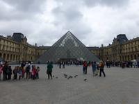 Louvre mit Glaspyramide