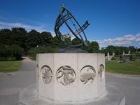 Sonnenuhr im Vigelandpark