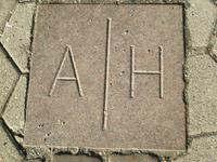 Begrenzungsplatte   Altona / Hamburg