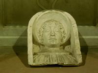 Totenmaske in der monegassischen Kathedrale